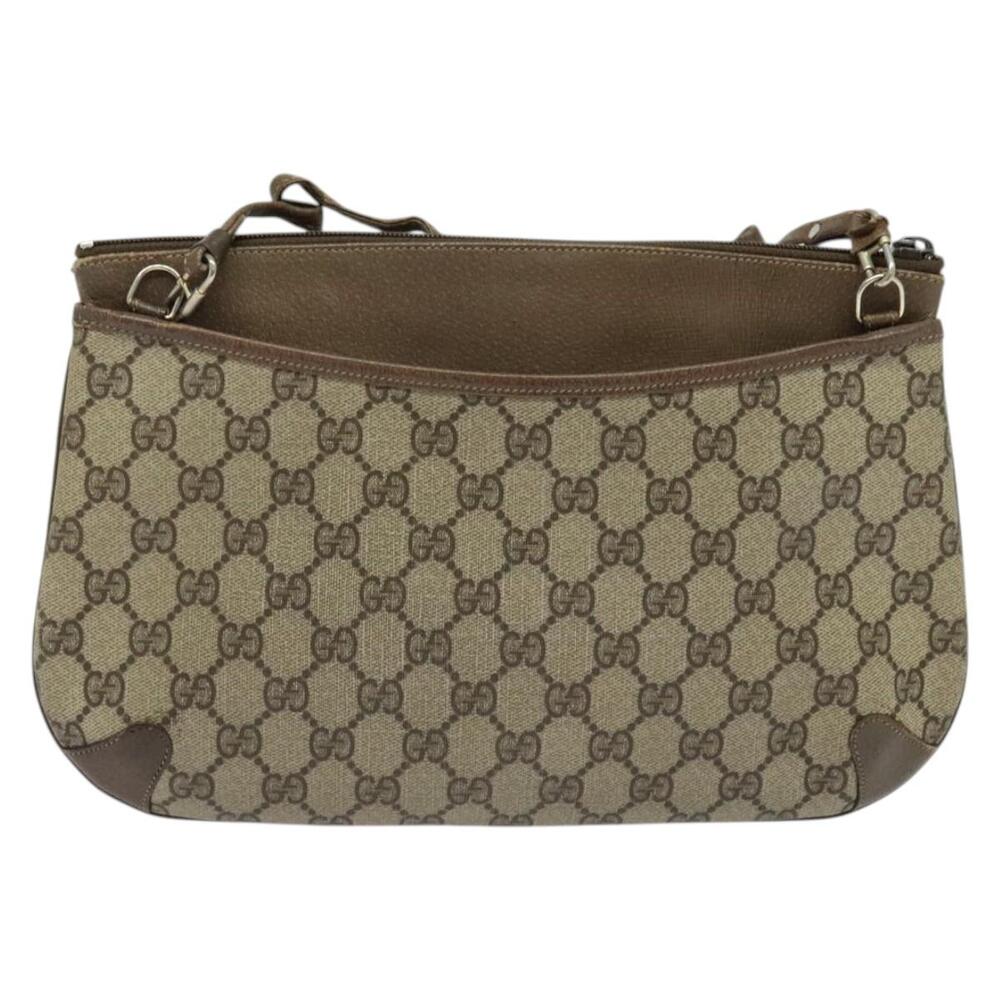 GUCCI GG Supreme Web Sherry Line Shoulder Bag Pvc Beige 904 02 026 - Picture 3 of 16